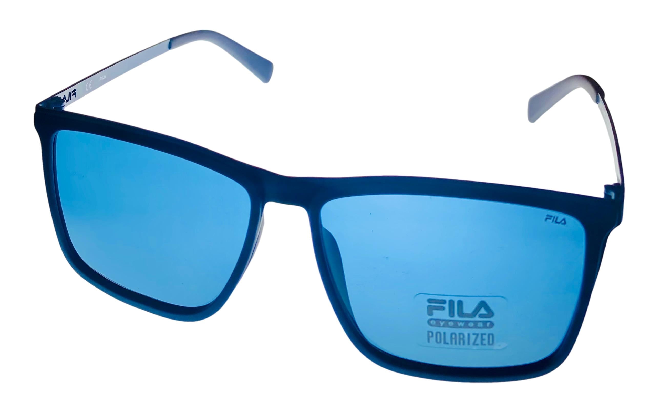 サングラス ^ONE BRILLIANT^ AspenOB497Blue Tint Aspen-OB497-Blue Tint Fila Mens Matte Blue Plastic Sunglass Flash Lens Polarized