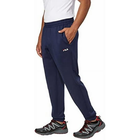 Fila Mens Mid-Weight Performance Jogger (Medium, Navy)