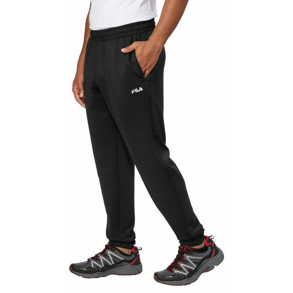 Fila Mens Mid-Weight Performance Jogger XXL Black Jogging Pants