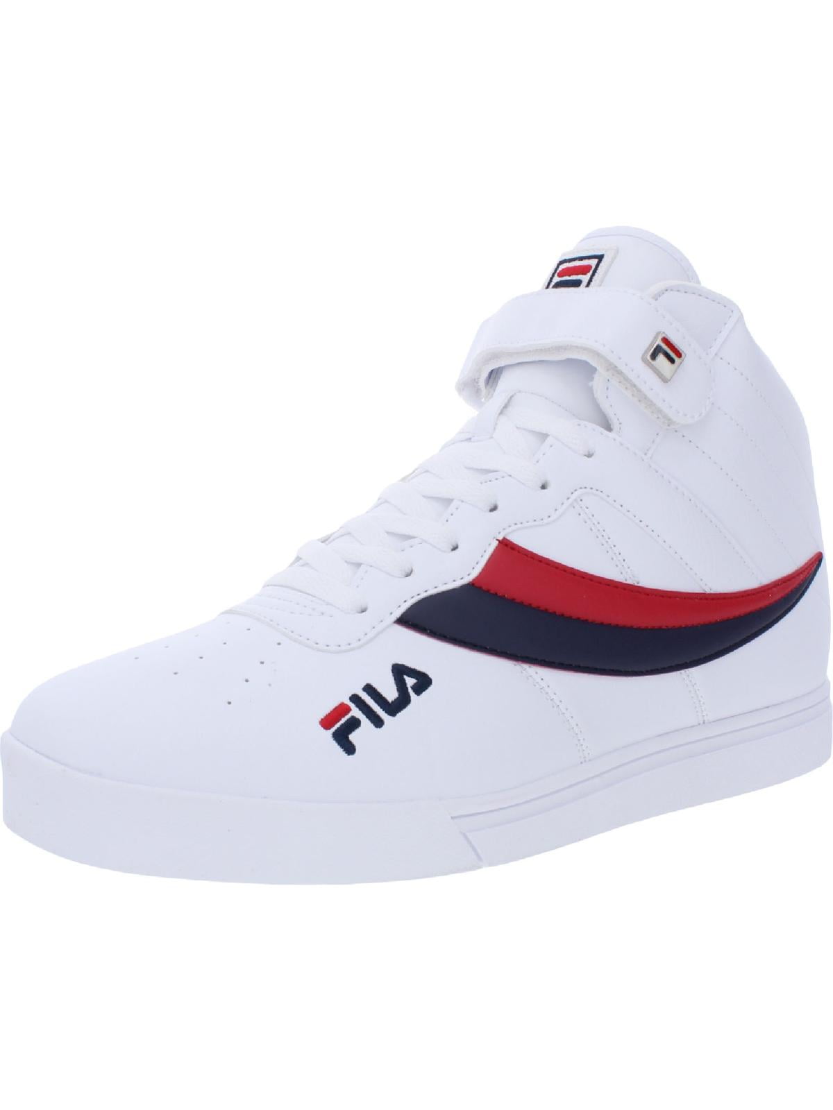 Fila Mens Vulc 13 Reverse Flag Lifestyle High Top Sneakers White