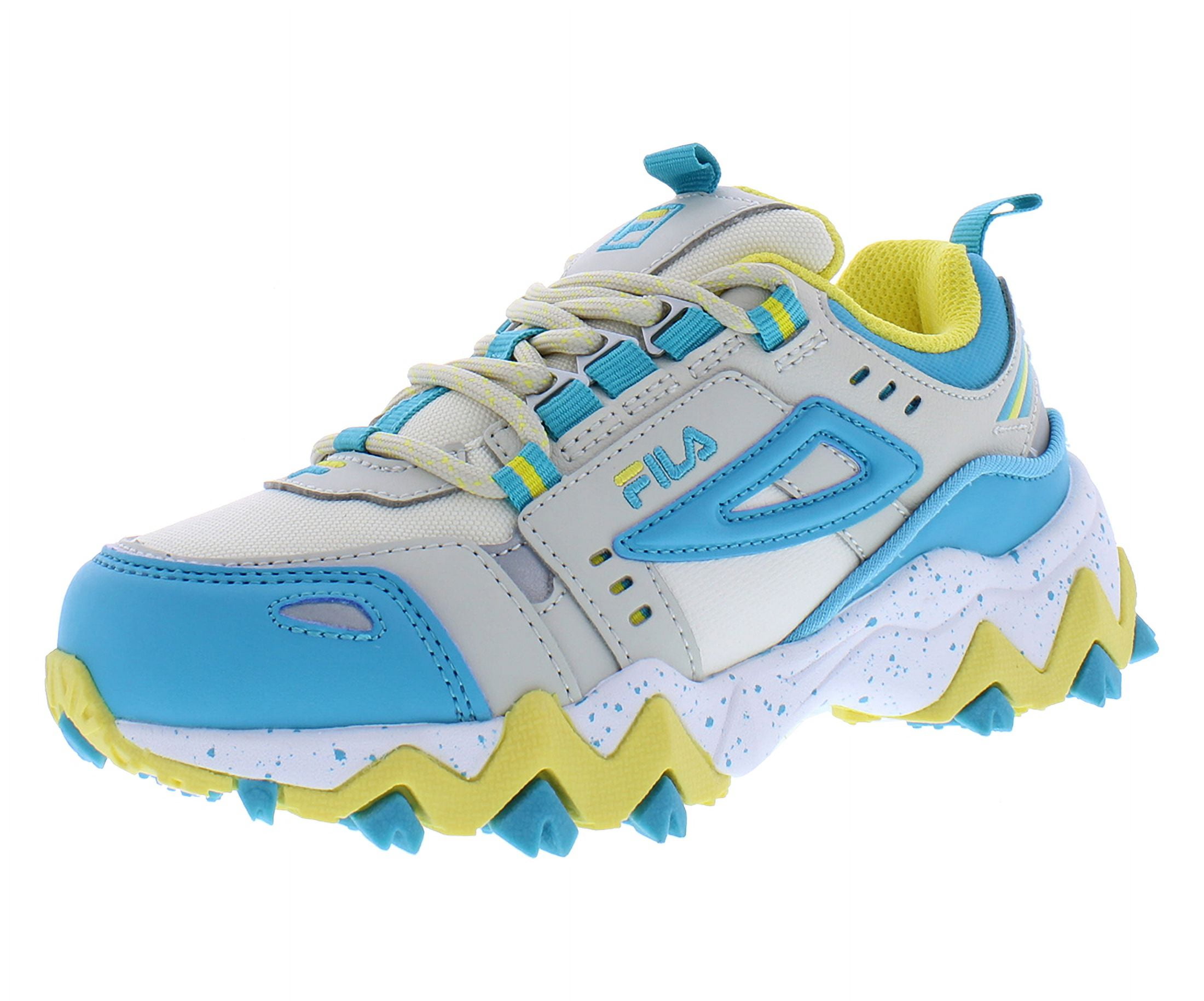 Fila Oakmont Tr Girls Shoes Size 13.5 Color Cream Blue