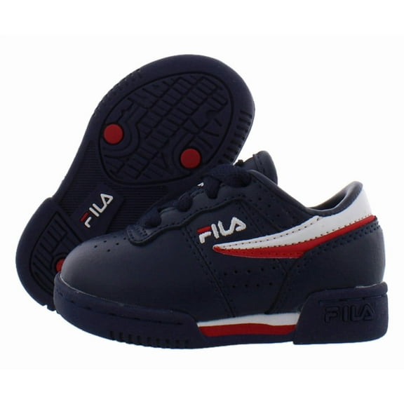 Fila Original Fitness Baby Boys Shoes Size 8, Color: Navy/White/Red