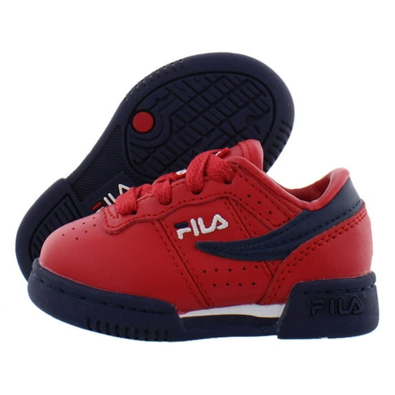 Fila Original Fitness Baby Boys Shoes Size 8, Color: Red/Navy