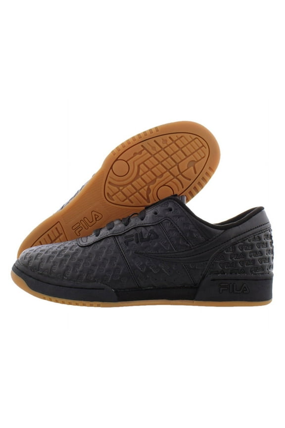 Original Fitness Small Logos Mens Shoes Size 8, Color: Black