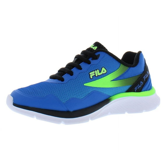 Fila Primeforce 7 Boys Shoes Size 6, Color: Royal Blue/Lime
