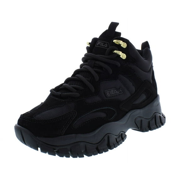 Fila Ray Tracer TR Mid GS Boys Shoes Size 5.5, Color: Black