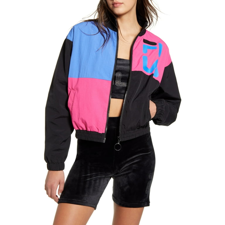 Fila Rumi Windjacket Womens Jackets Size Xs, Color: Purple/Pink