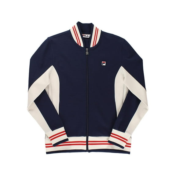 Fila Settanta Mens Jackets Size XXL, Color: Navy/Cream/Red