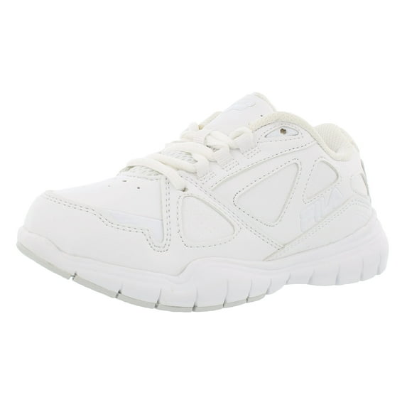 Fila Side-By-Side Boys Shoes Size 13, Color: White