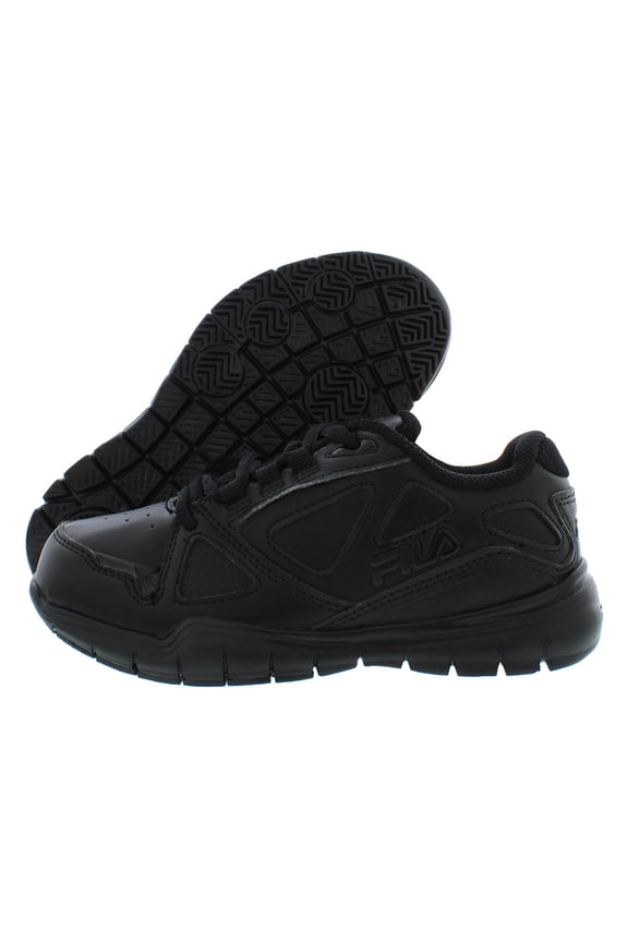 Side By Side Boys Shoes Size 2, Color: Black