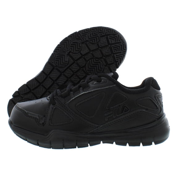 Fila Side By Side Boys Shoes Size 3, Color: Black