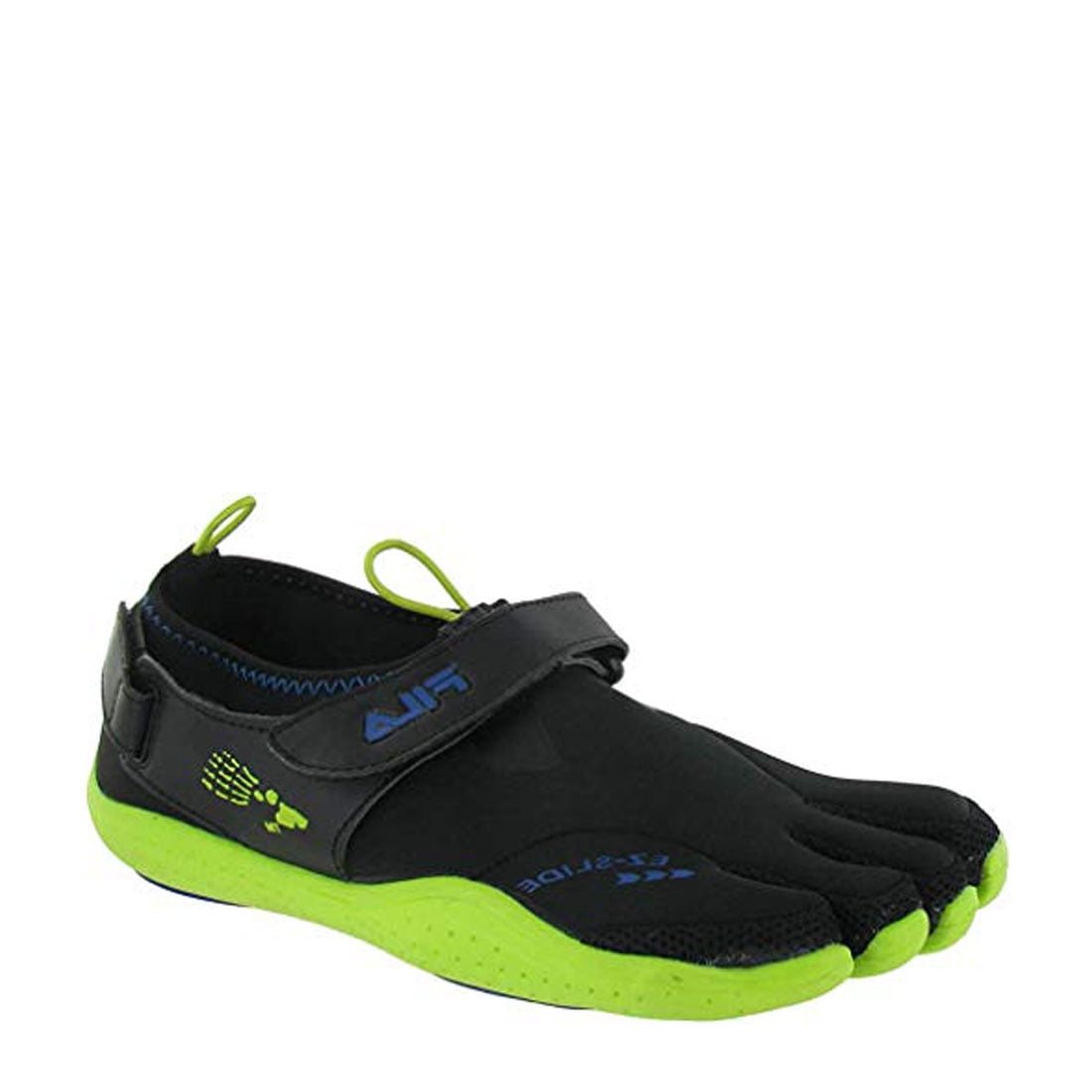 Fila Skele toes Ez Slide Men Adult shoe size 14 Casual 1PK14074 984 Black Lime Punch Turkish Sea