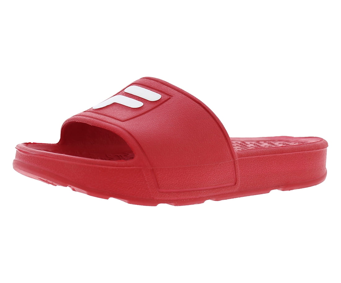 Fila Sleek Slide BX GS Boys Shoes Size 11, Color: Fila Red  display picture 1