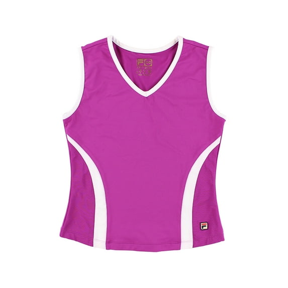Fila Sleeveless V Neck Athletic Top Girls Active Shirts & Tees Size M, Color: Purple