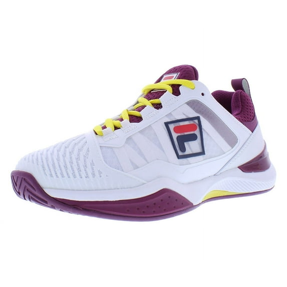 Fila Speedserve Womens Shoes Size 7, Color: White/Purple