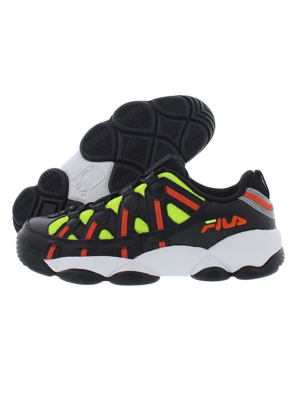 Stackhouse Spaghetti Low Mens Shoes Size 9, Color: Black/Lime