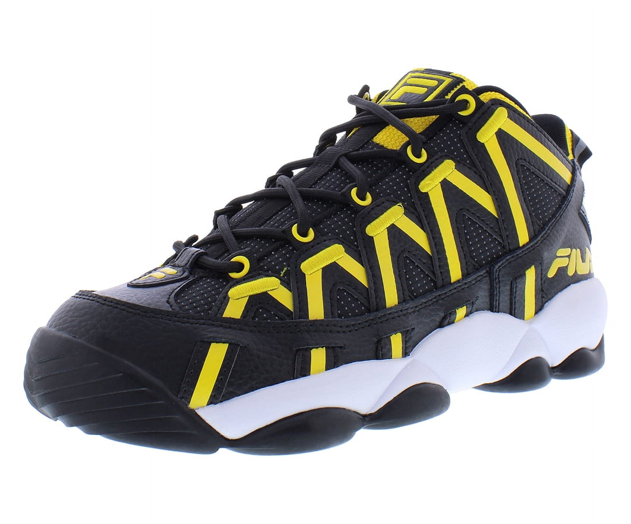 FILA Stackhouse Spaghetti Mens Basketball Shoes Size 10 Black Red Yellow FILA Men main image 2