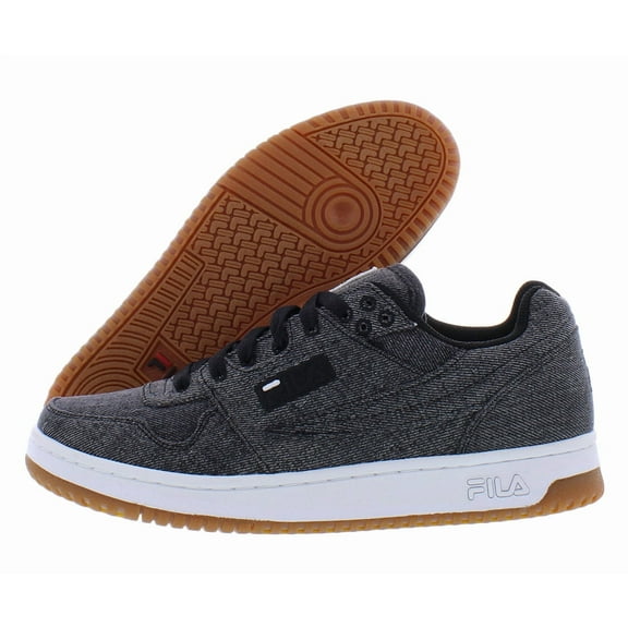 Fila T-2 Snow White Denim Mens Shoes Size 10.5, Color: Black