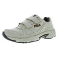 thumbnail image 1 of Fila Talon 2 Strap Mens Shoes Size 9.5, Color: Fila Cream/Espresso/Wheat, 1 of 5