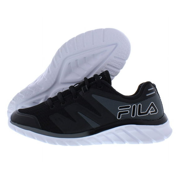 Fila Tempera 4 Boys Shoes Size 11, Color: Black/Grey