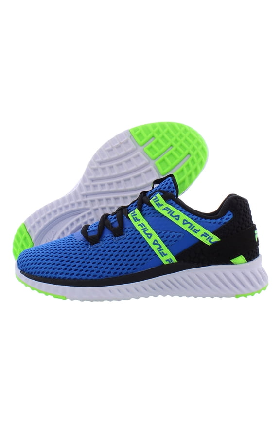 Turbosector Boys Shoes Size 2, Color: Blue/Lime