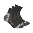 thumbnail image 1 of Fila Unisex Socks, 3 Pairs - Quarter Multisport, Short Socks Black 43-46 (9-11 Uk), 1 of 2