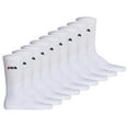 thumbnail image 1 of Fila Unisex Socks, 9-Pack - Tennis Socks, Crew Socks, Logo White 39-42 (6-8 Uk), 1 of 3