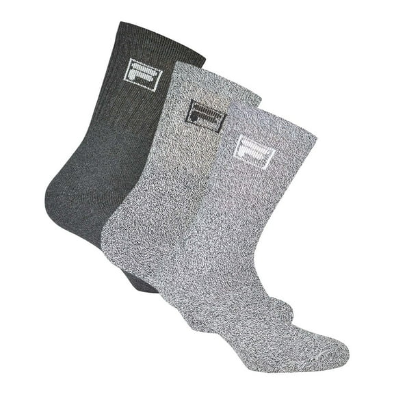 Fila Unisex Socks Cotton Grey 2.5-5 Uk