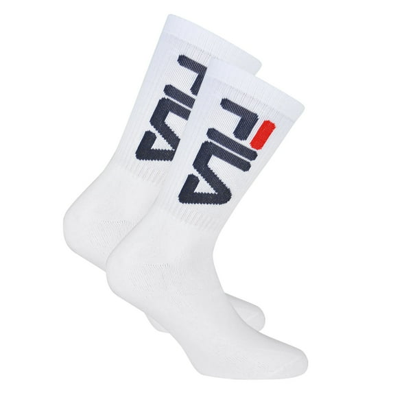 Fila Unisex Socks Cotton White 2.5-5 Uk