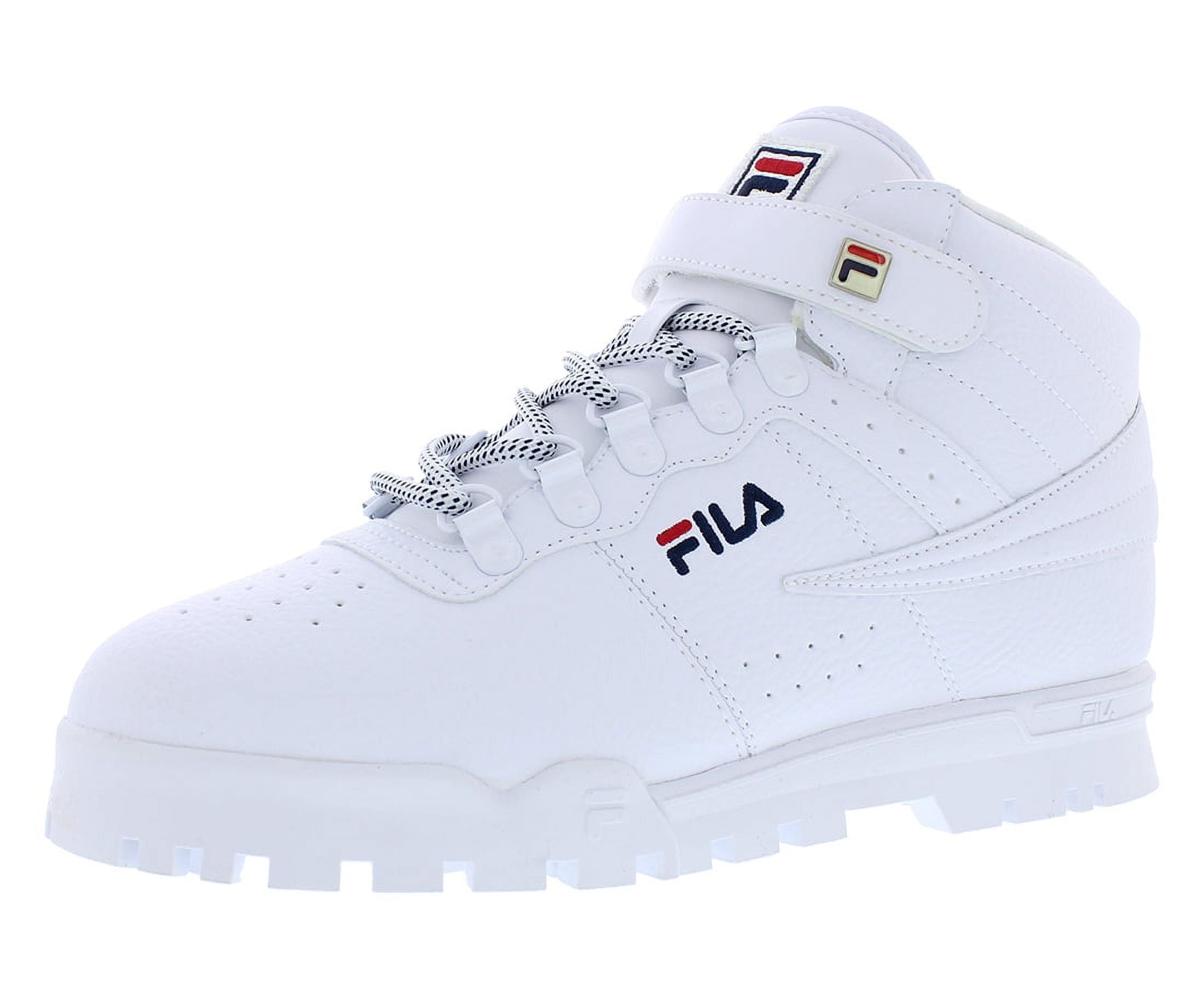 FILA Men's V13 Boots, Size 11, White Synthetic Leather, Rubber