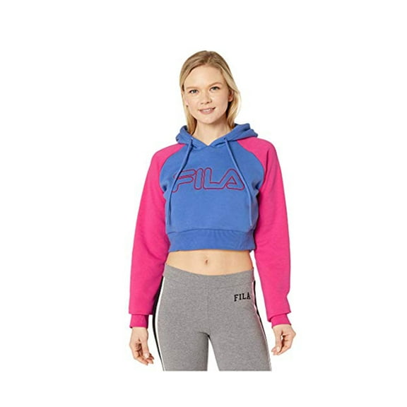 Fila Valeria Active Hoodies Size Xs, Color: Amparo Blue/Magenta