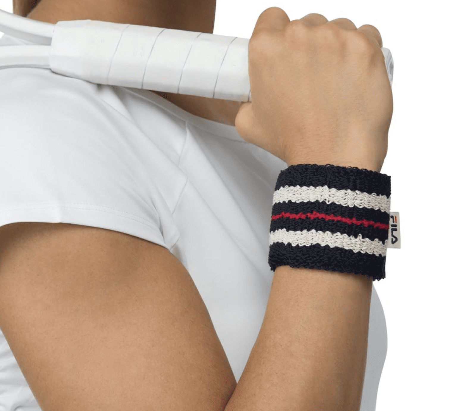 Fila Vintage Retro Tennis Wristbands Color Tan