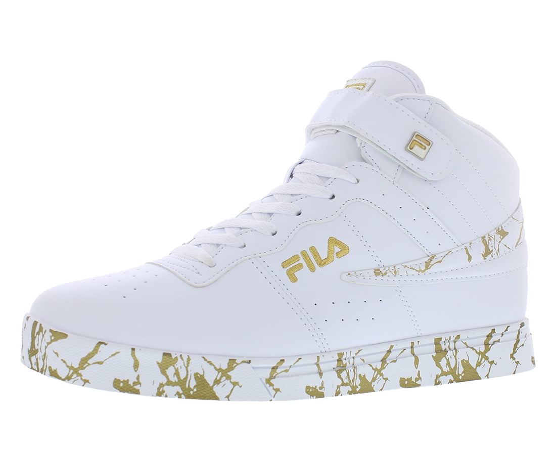 fila shoes white with gold