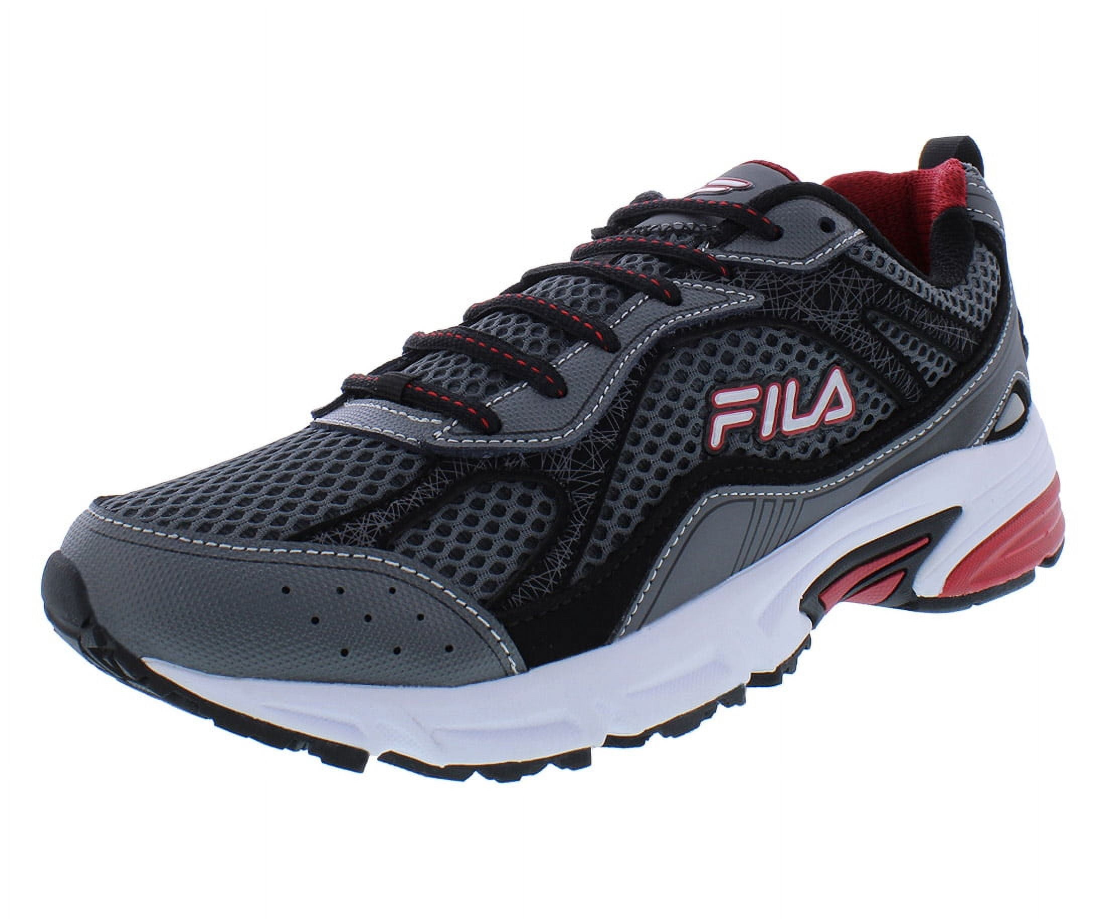 Fila Windshift 15 Mens Shoes Size 8, Color Grey/Black/Red