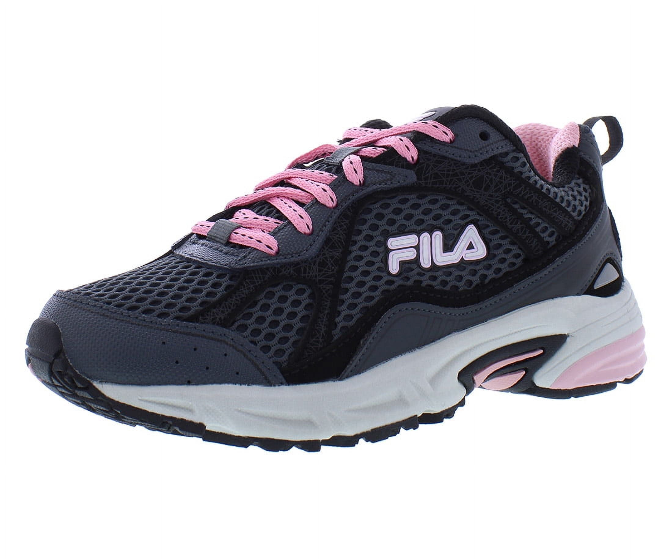 Fila Windshift 15 Womens Shoes Size 10, Color Charcoal/Pink