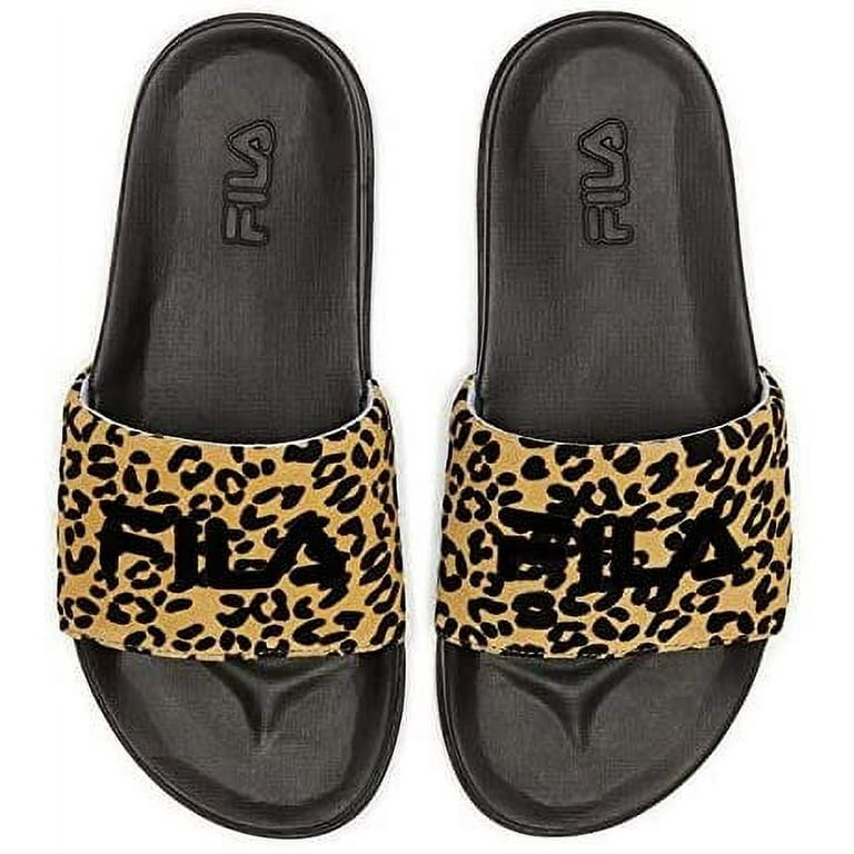 Fila animal print discount slide