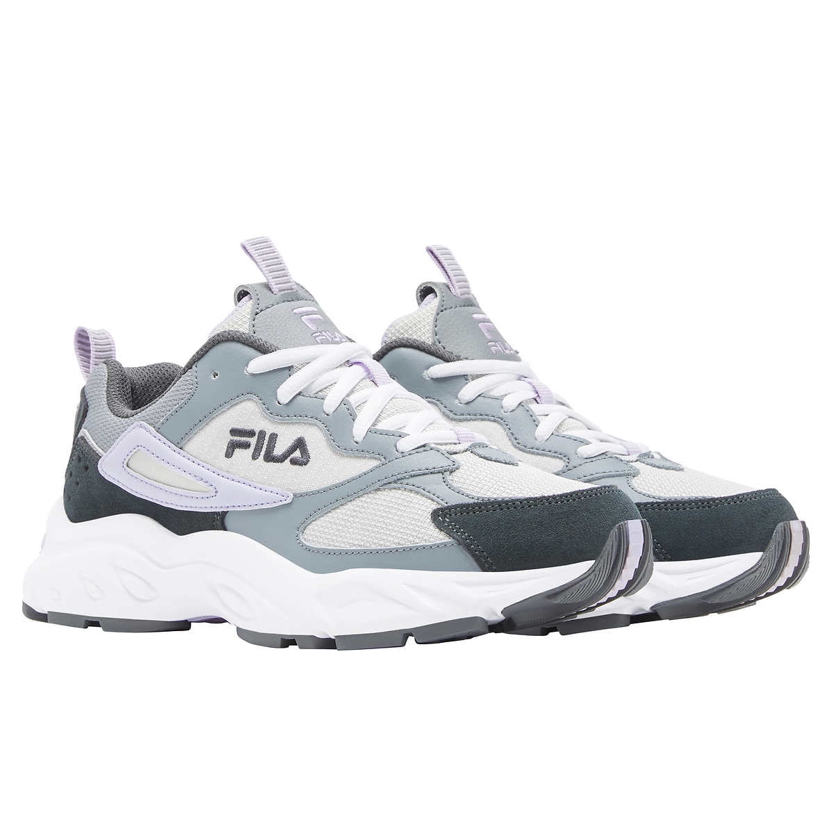 Fila Women's Envizion Running Walking Shoe Sneaker Shoes (Grey/Lilac, 7) - Walmart.com