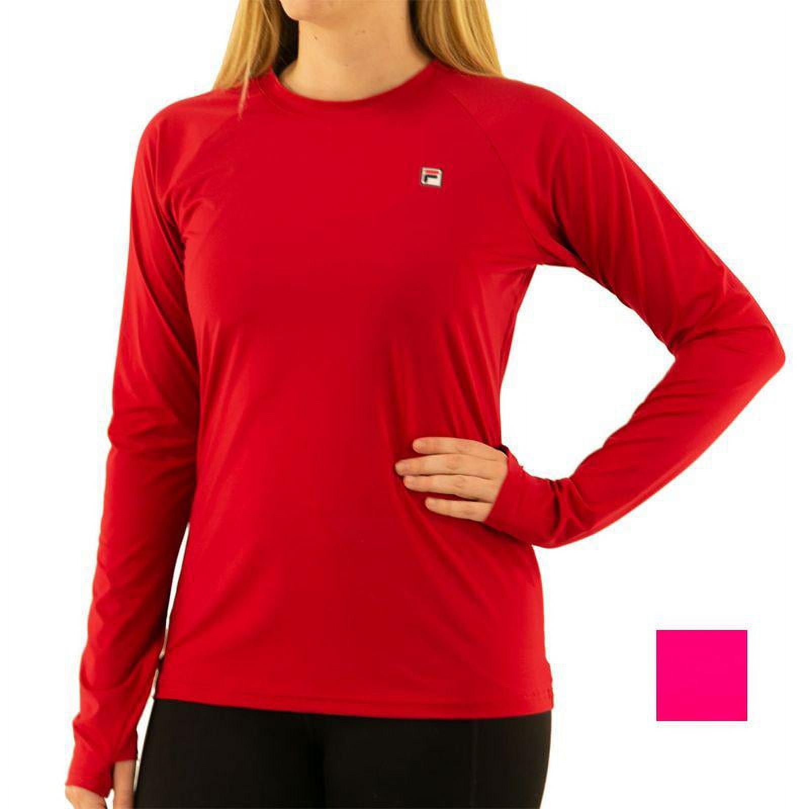 Fila Women s Essentials Long Sleeve Tennis UV Blocker Top MEDIUM