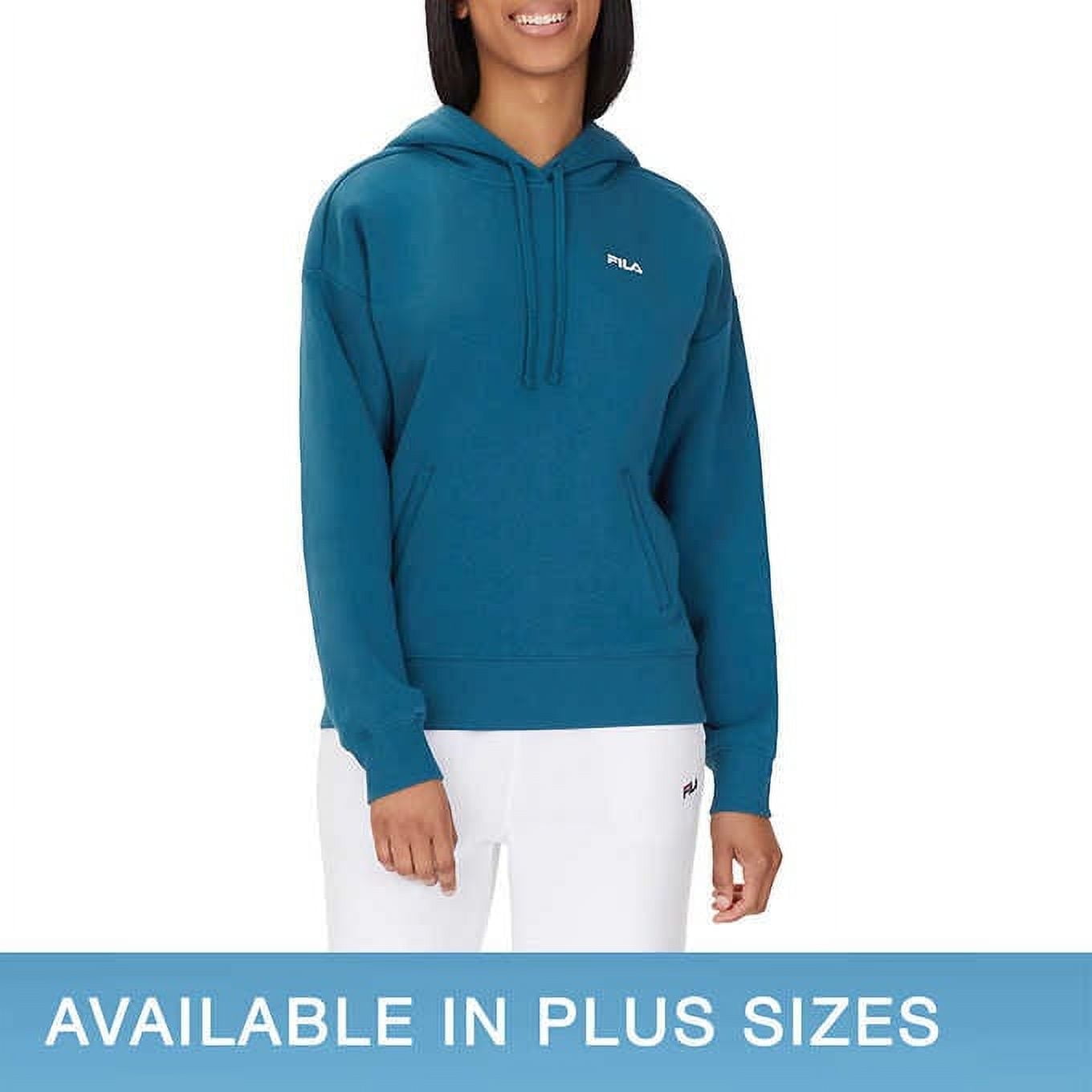 Light blue fila hoodie hotsell