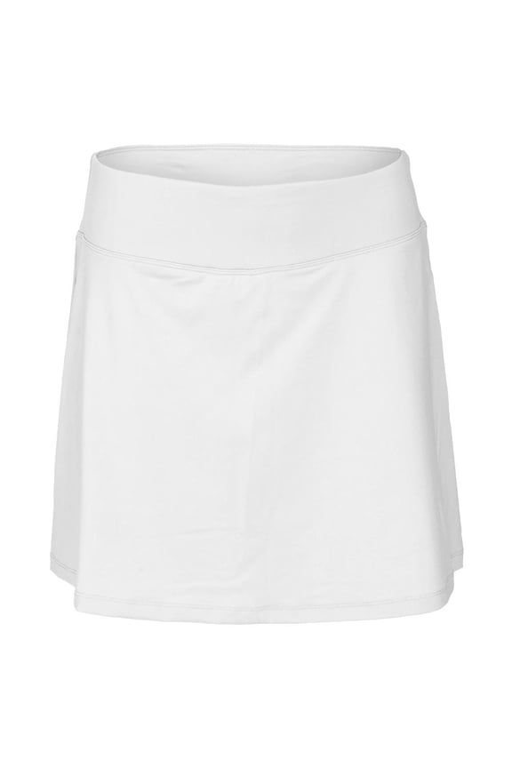 Women`s Flirty Flare Pickleball Skort White (  SMALL   )