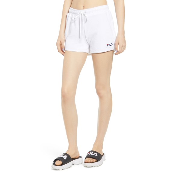 Fila Women's Follie Shorts White Size X-Large