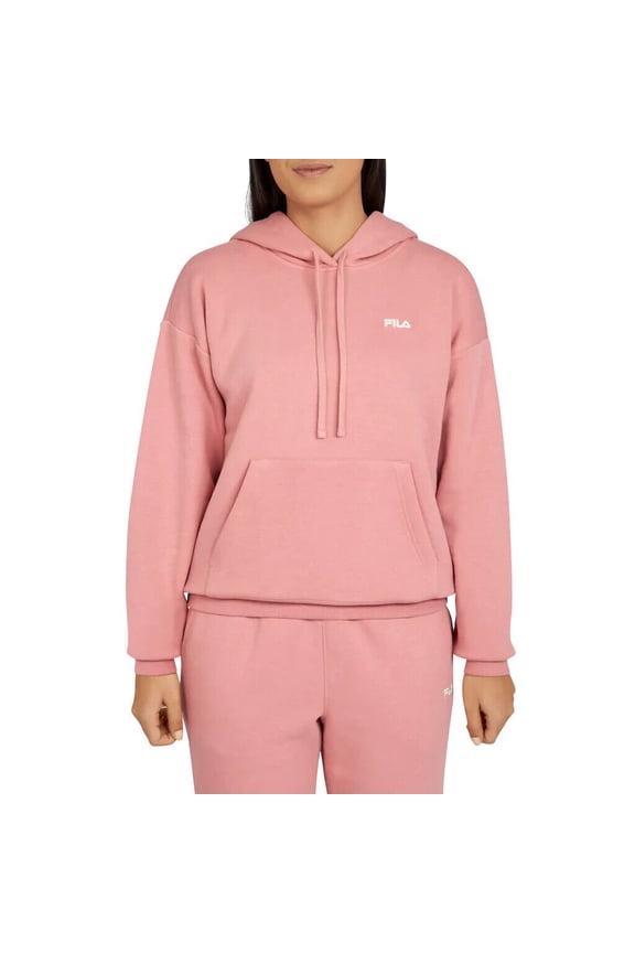 Women's Hoodie Pullover (Dusty Rose, Large)