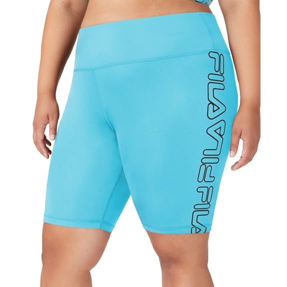 Fila Women's Logo Bike Shorts Blue Size 1X