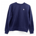 thumbnail image 1 of Fila Women's Michele Crewneck Pullover Fleece Sweatshirt Navy Blue MED-Small, 1 of 2