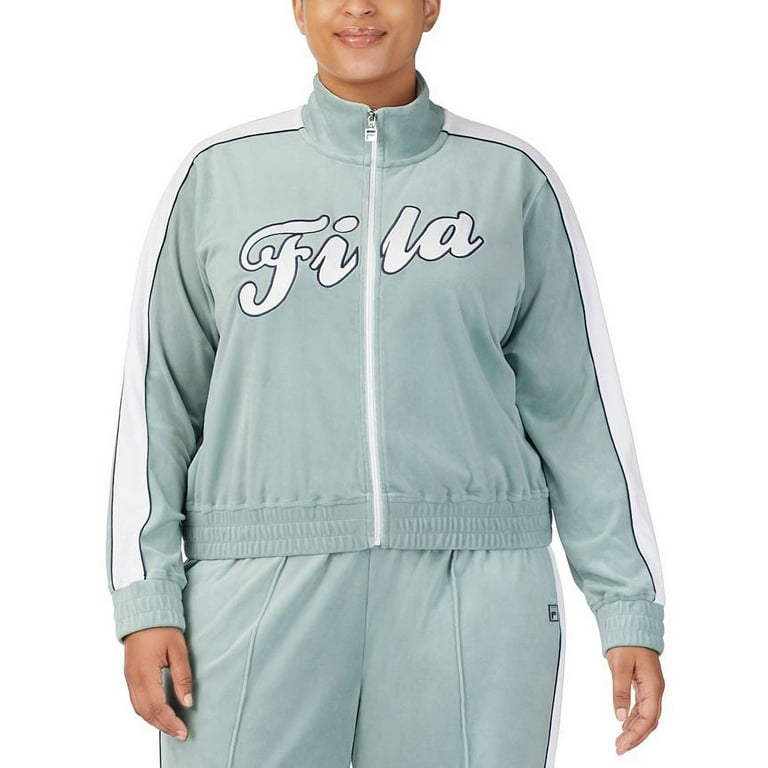 Fila velour jacket womens deals