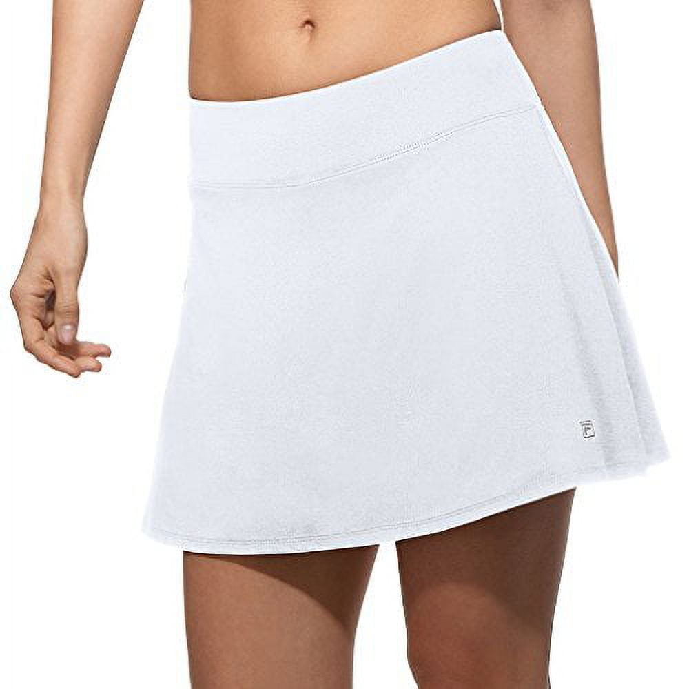 Fila Womens Core Flare 15 Tennis Skorts (Large, White)