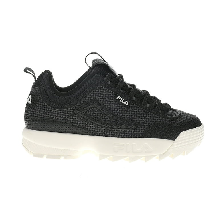Fila Womens Disruptor 2 Woven Lace Up Athletic Sneakers