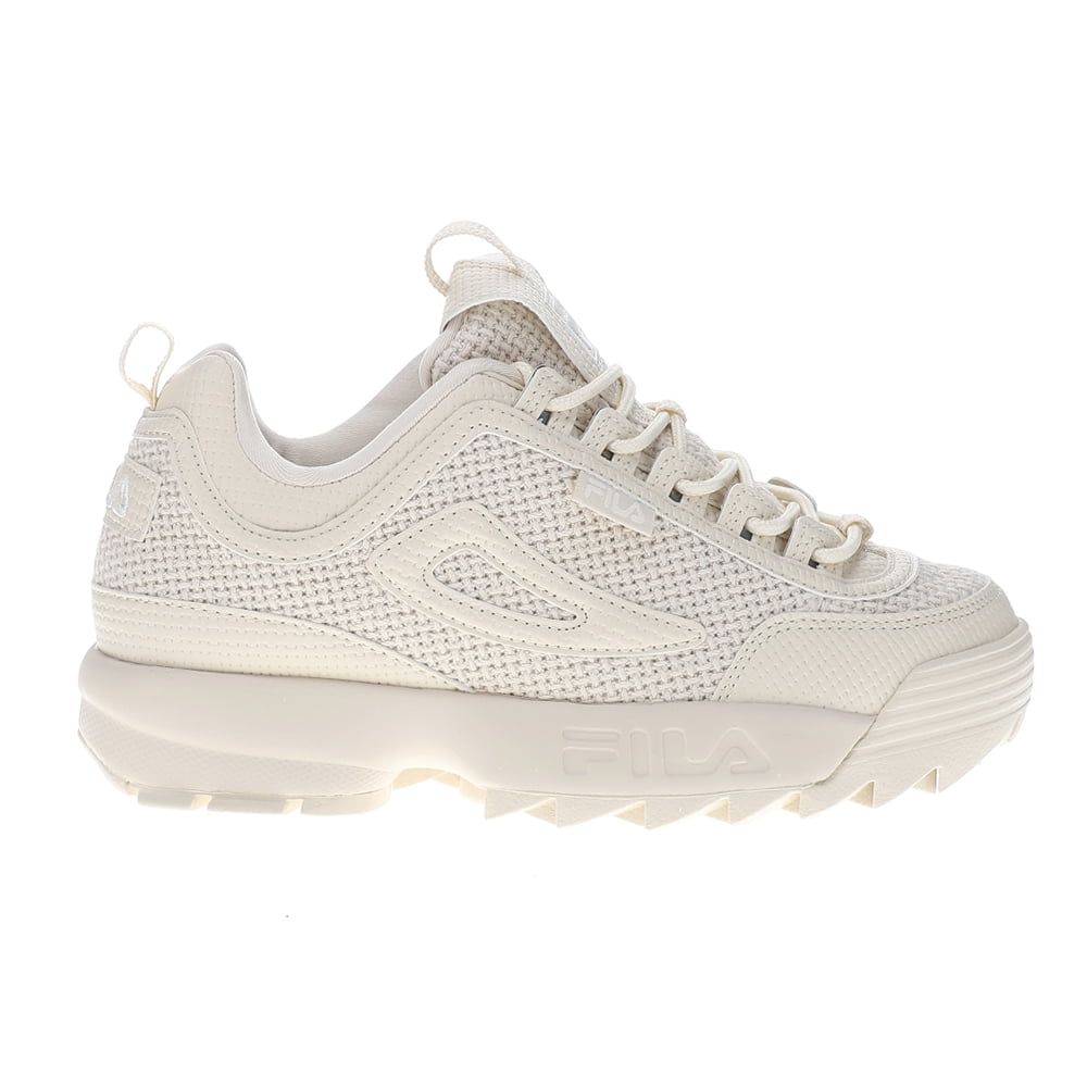 Fila Womens Disruptor Woven Lace Up Athletic Sneakers Casual