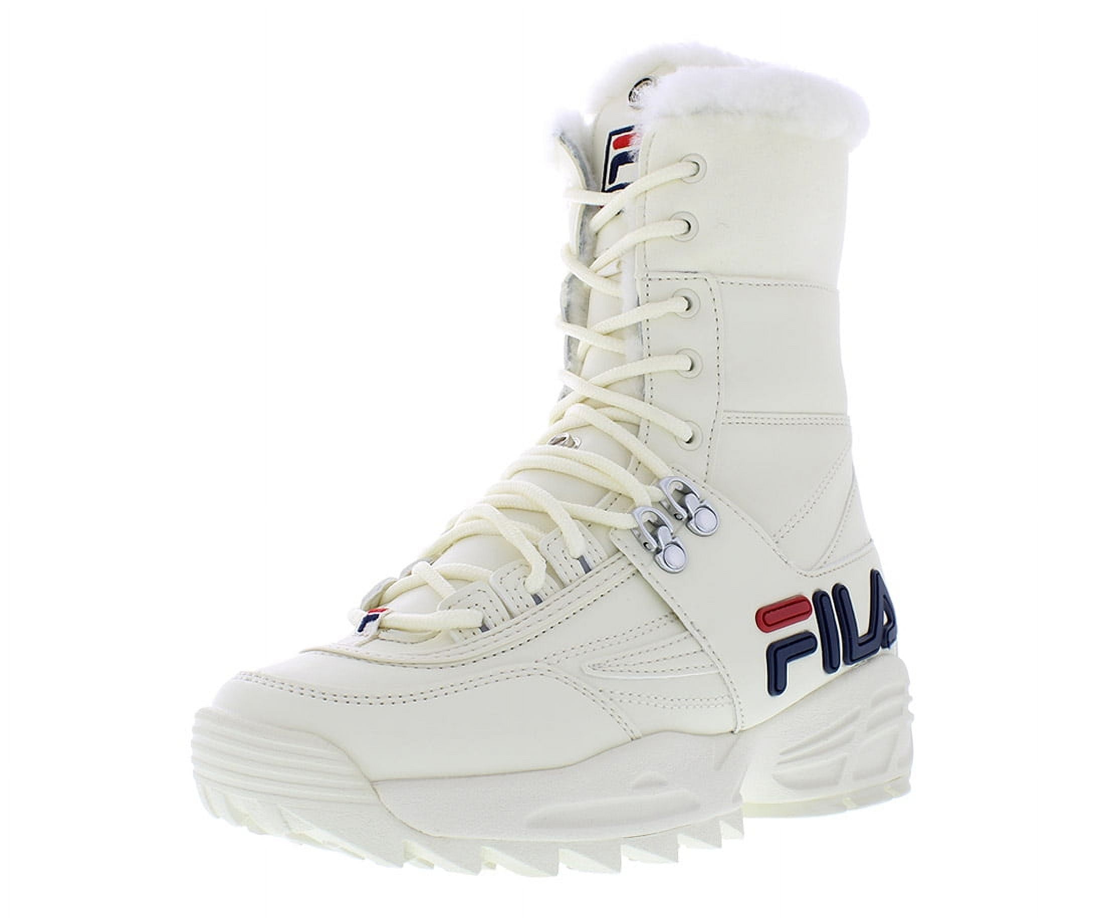 Fila Disruptor Boot Womens Shoes Size Color: Cream/Navy/Red