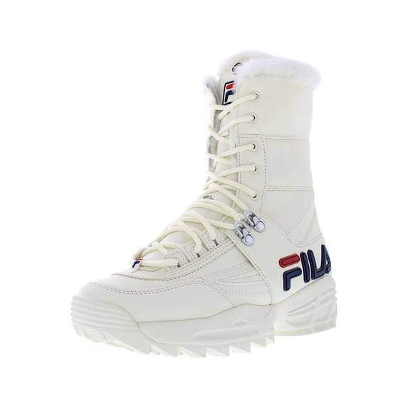 Fila Disruptor Boot Womens Shoes Size 8.5, Color: Cream/Navy/Red